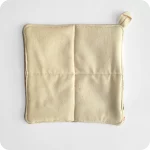 Retro di una presina in cotone naturale