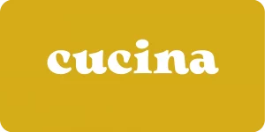 pulsante rettangolare con la scritta cucina