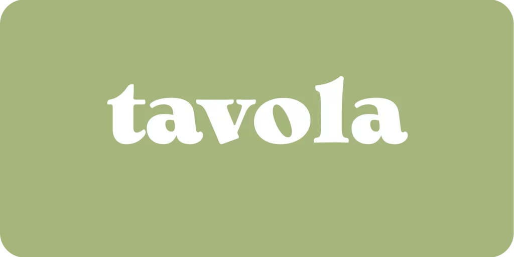 pulsante rettangolare con la scritta tavola