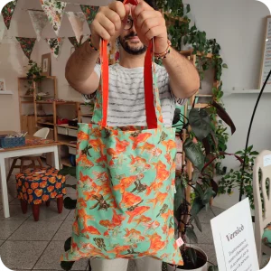 Shopper pesci rossi piccoli